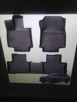 New floor mat set for 2019-2025 Toyota RAV4 fits all models All weather 3D contoured set