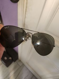 Rayban Polarized Aviator Sunglasses