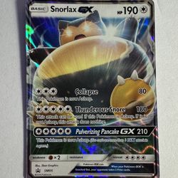 Pokémon Snorlax GX SM05 Promo Sun and Moon **LP