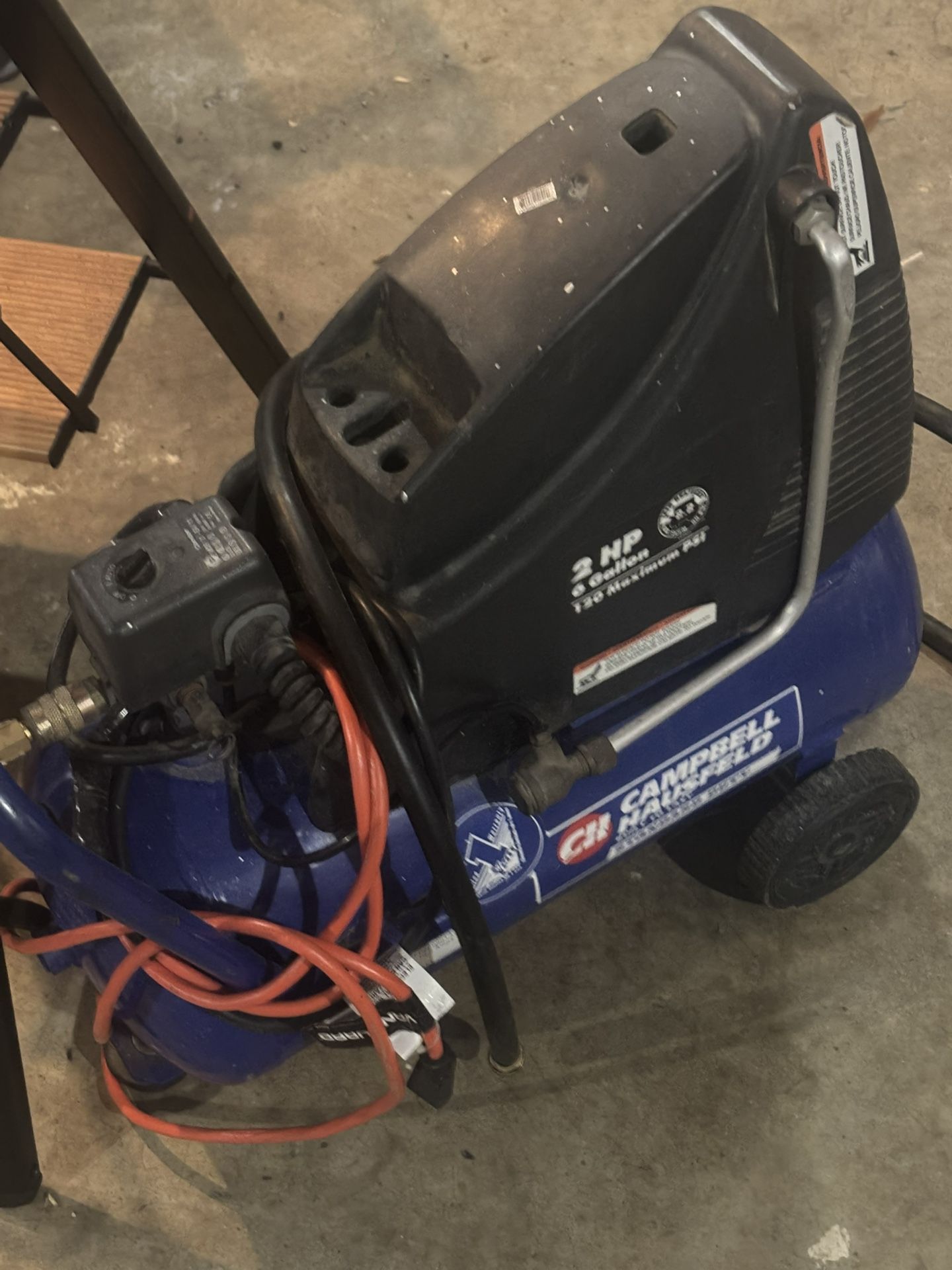 2hp 6 Gallon Air Compressor!