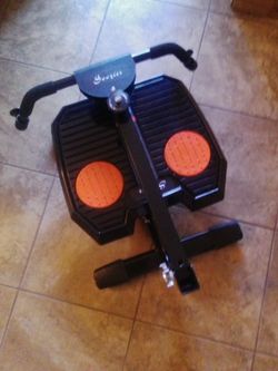 New Folding Ab Twister Machine With Adjustable Height & Lcd Workout Screen For Abs & Core Workouts 