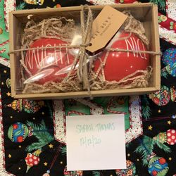 NEW - Rae Dunn - Ornaments