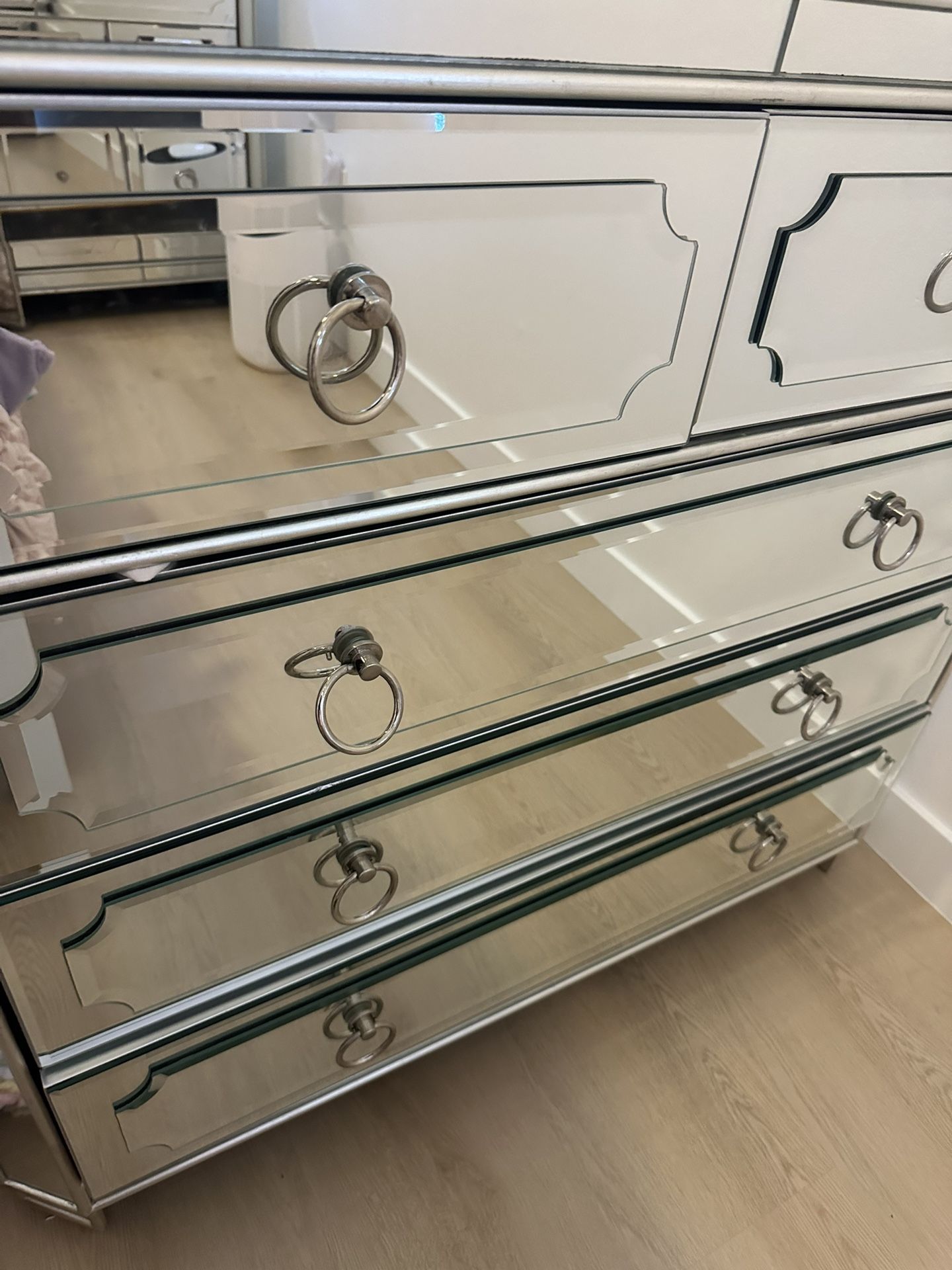 Mirror Dresser And Nightstands