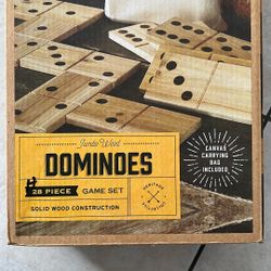 Jumbo Wood Dominoes