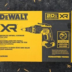 Dewalt 20v Drywall Gun Brushless XR Brand New Tool Only 