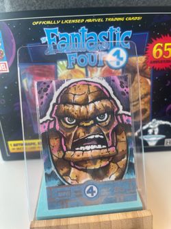 A 1/1 sketch card of “The Thing”