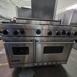 48" VIKING GAS RANGE STAINLESS STEEL 