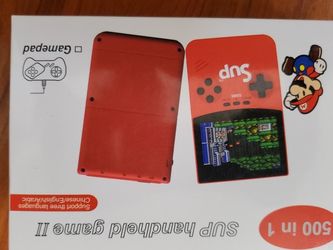 SUP handheld game II- 500 in 1 -Red Color