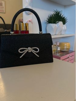 Sparkly little black bag