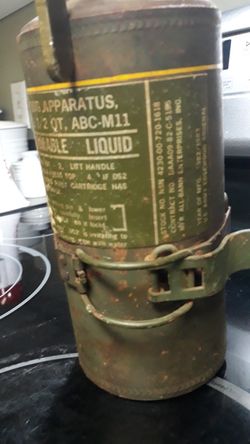 Decontaminating Apparatus, Portable, DS2, ABC-M11. 1982 for Sale