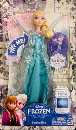 Disney Frozen Singing Elsa 12” Doll NEW -Partially Opened to Put New Batteries in $15 Price is Firm