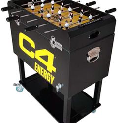 C4 Energy Foosball/rolling cooler New In Box 