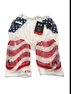 Under Armour Pro 5-Panel Girdle Football Pads USA Boys Size Large New Youth