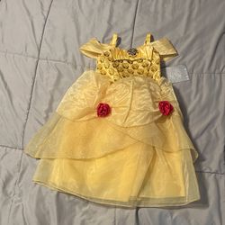 Brand New Disney Belle Toddler Costume Size 3