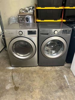 LG Washer And Electric Dryer Everything Working Perfect Condition 👌