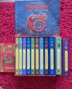 How To Train your Dragon  Book Hard cover Box series, extra book1 paperback+Live Spectacular