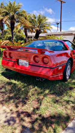 Chevrolet Corvette C4 Red Sports Car