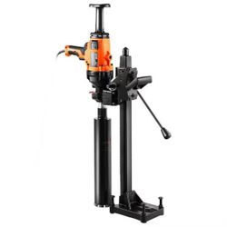 95]Core Drill Machine, 0.8-6.3 in. Drilling Diameter Handheld Diamond Core Drill Rig with Stand and Core Drill Bit