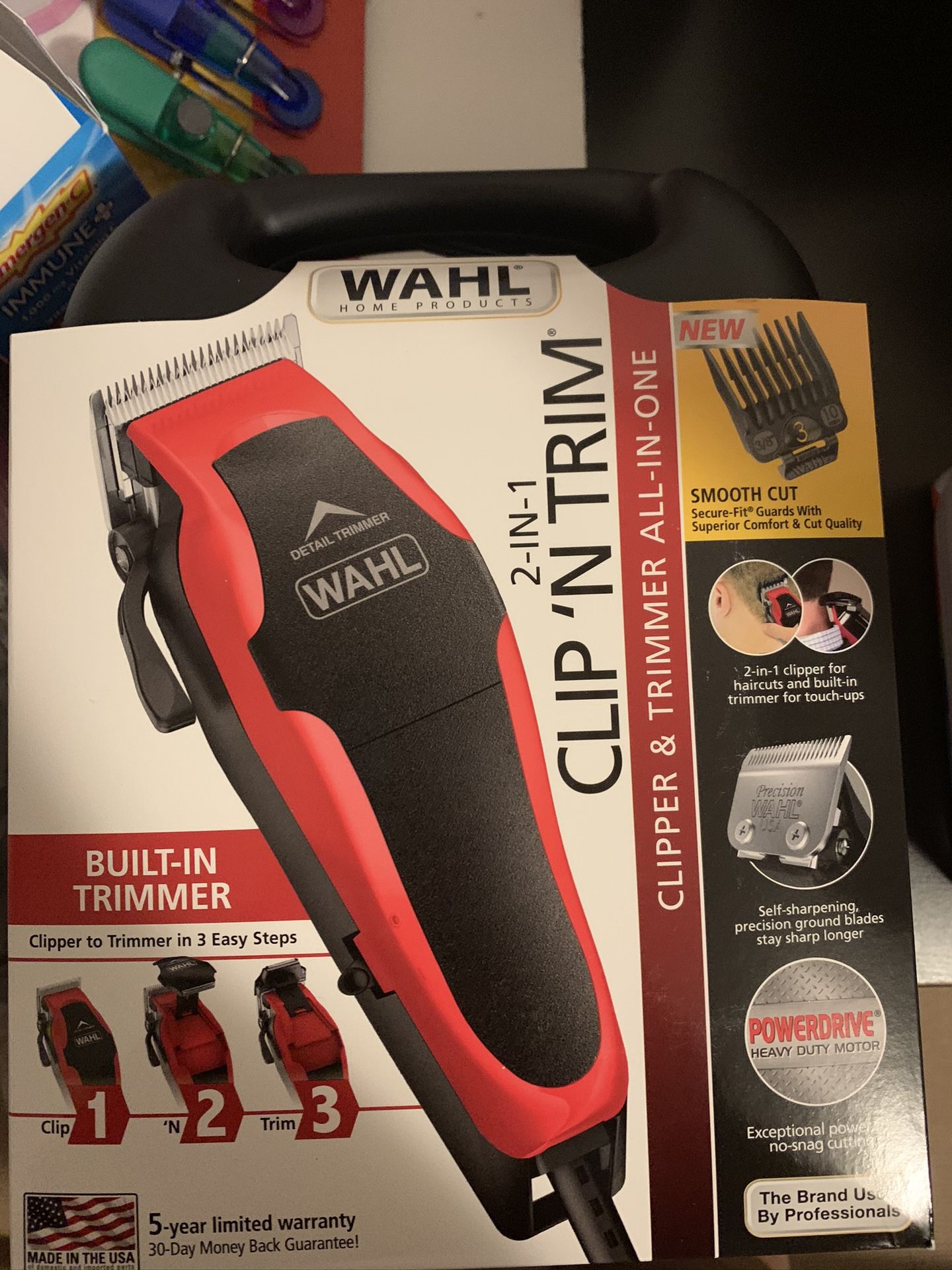 Wahl Clipper Clip 'n Trim 2 In 1 Hair Cu