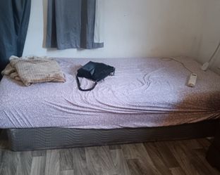 Twin bef matress. White  small dressers  each $25  and twin matress $25