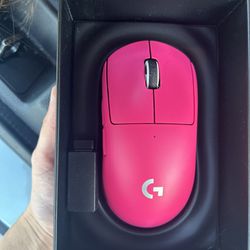 Pink Logitech Gpro Wireless