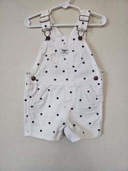 OshKosh B'gosh Baby Girl 18M Denim Shortalls
