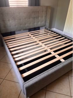 King size platform bed frame