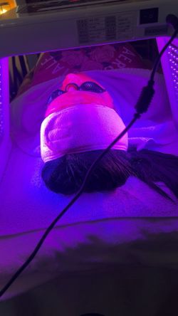 Dermalogica Products And Light Machine For Facials