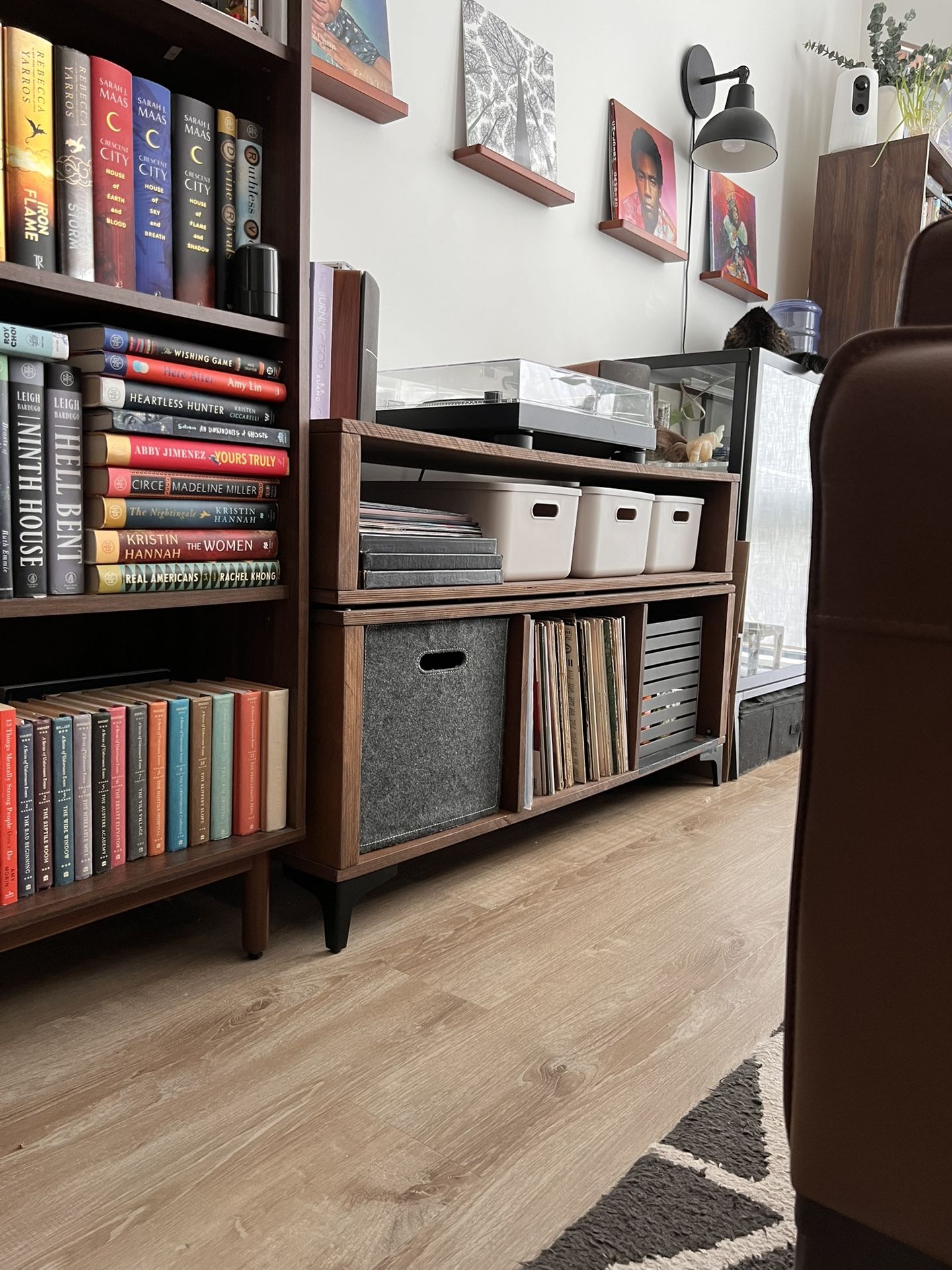 Record Player Console / Vinyl Storage Cabinet