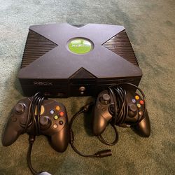 Original XBOX w/ Games And Controllers
