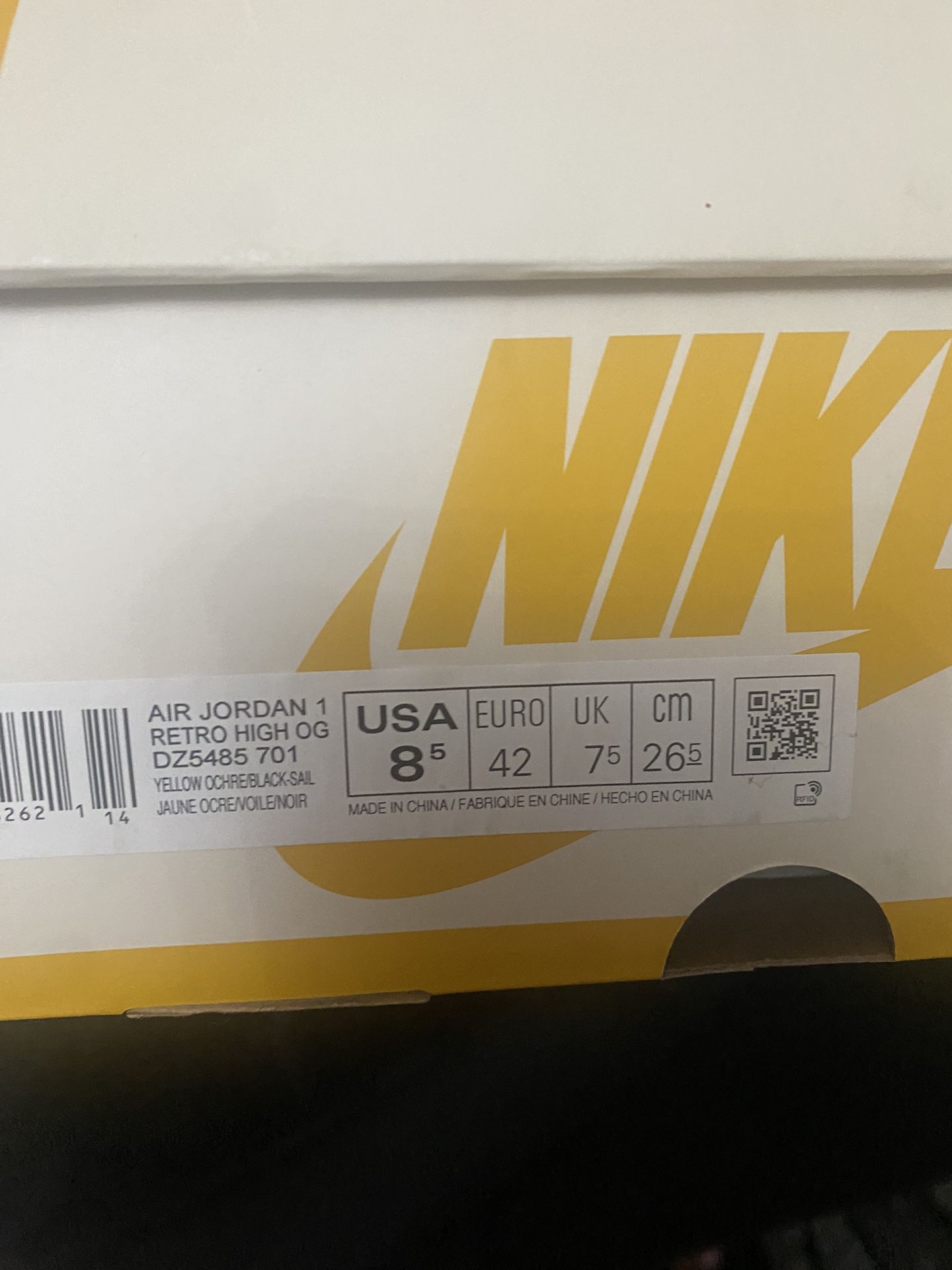 Jordan 1 Ochre