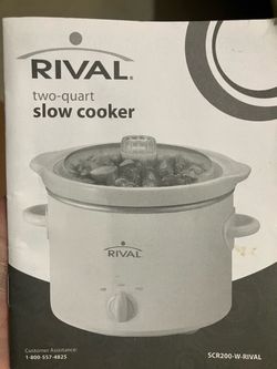 Rival 2-Quart Slow Cooker Manual