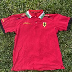 Mens Ferrari Polo Shirt