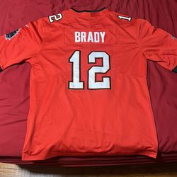 Tom Brady Official Jersey Buccaneers Red