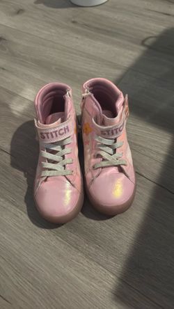 Stitch light up shoes, size 13 girls