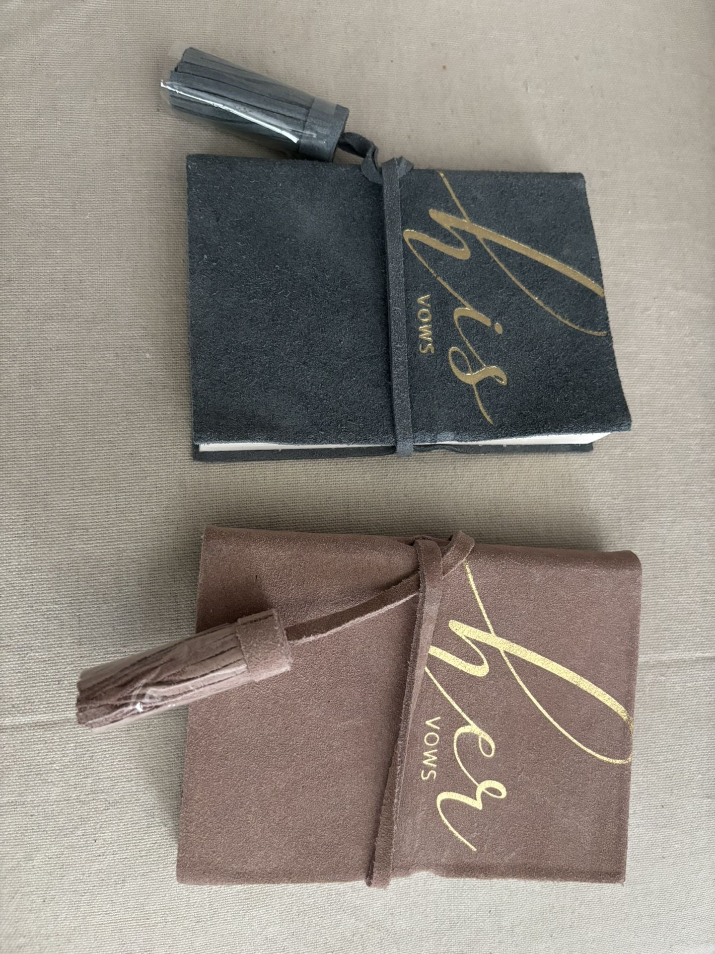His And Hers Vow Books, Wedding, Gift