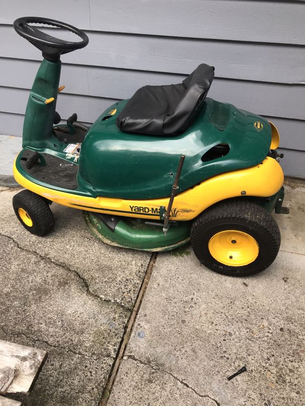 Yard man yard bug riding mower , fresh engine rebuild. for Sale in Wood