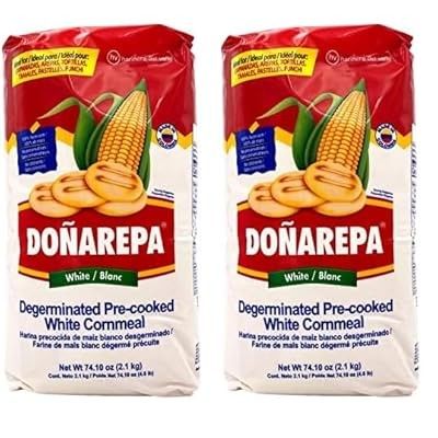 Donarepa Blanca Pre Cooked White Corn Meal, 74.10 Pack Of 6