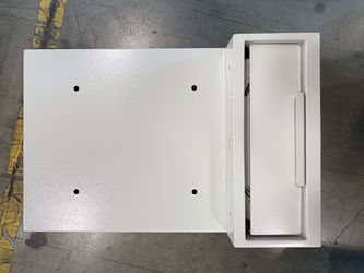 Door Drop Box with Lock – Steel Through-Door Mailbox with Rear Access