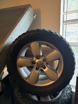Four ram 20inch rims and tires