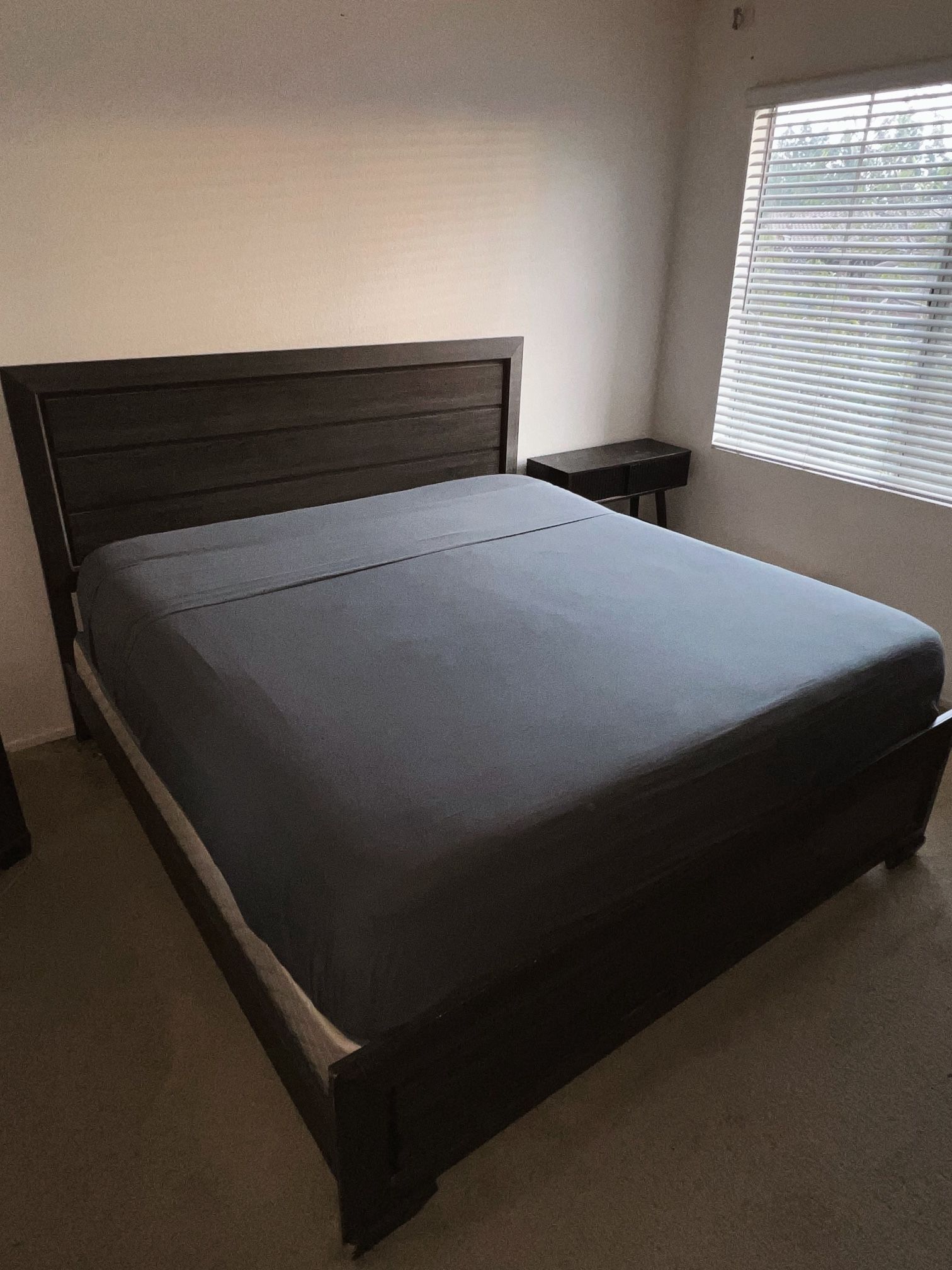 King Bedroom Set Gray/Dark Gray