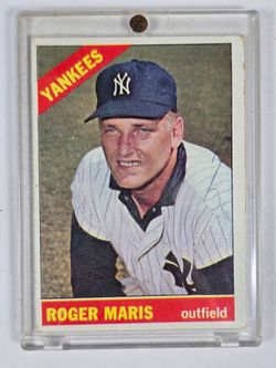 1966 Topps Roger Maris New York Yankees Baseball Card