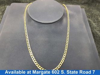Cuban Link Chain - Yellow Gold 14k (.585) 8.1 grams 23 inch