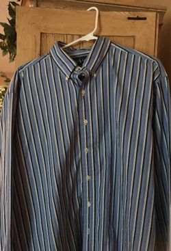 Ralph Lauren Long sleeve dress shirt and double X large blue