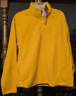 New Hanes 1/4 Zip Fleece Pullover