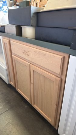 30’ + 9’ Unfinished Base Cabinets