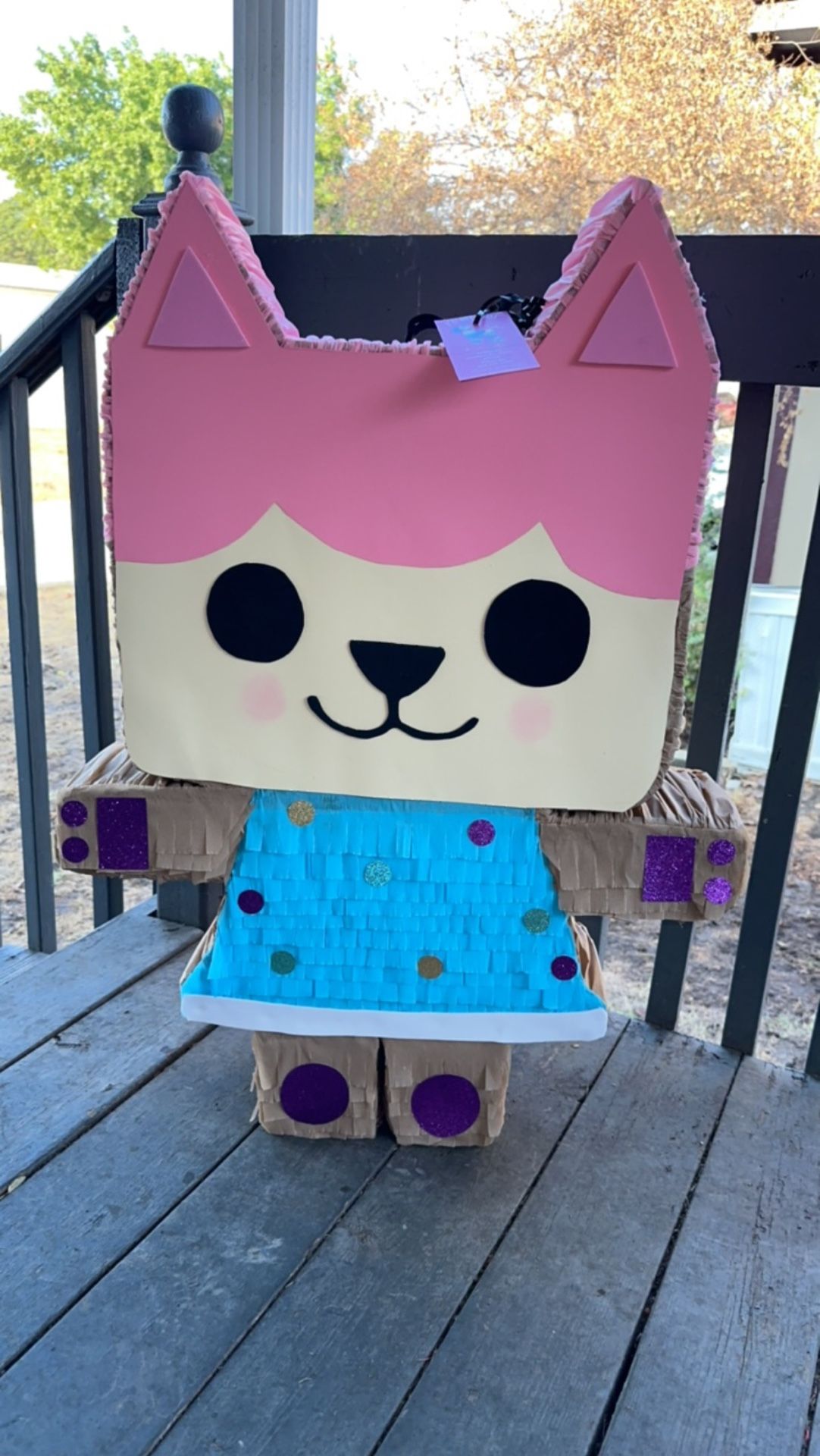 Dollhouse Cat Box Piñata