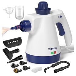 Pressurized Handheld Steam Cleaner for Home with 12pcs Accessories & Safety Lock, Multi-Surface & Powerful Home Use Steamer for Cleaning, Car, Bathroo
