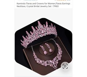Tiara and jewelry set