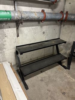CAP dumbbell/kettlebell rack